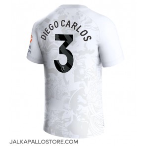 Aston Villa Diego Carlos #3 Vieraspaita 2023-24 Lyhythihainen